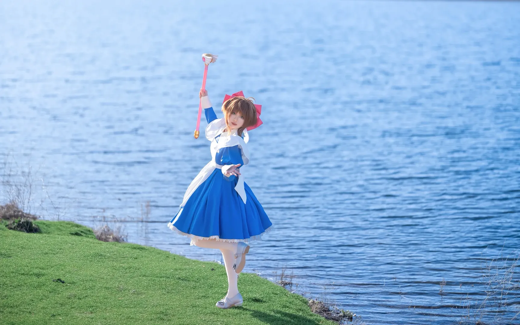 カードキャプターさくら, シドニーの二次元撮影, 木之本桜（アリス Ver.） コスプレ, 二次元旅撮影, 旅撮影写真