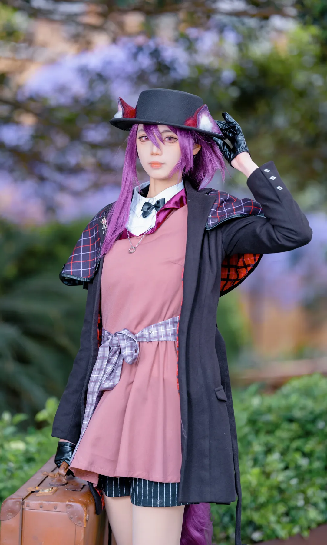 明日方舟, cosplay正片, 兽耳少女, 玫兰莎cos, 威塞克斯的信件