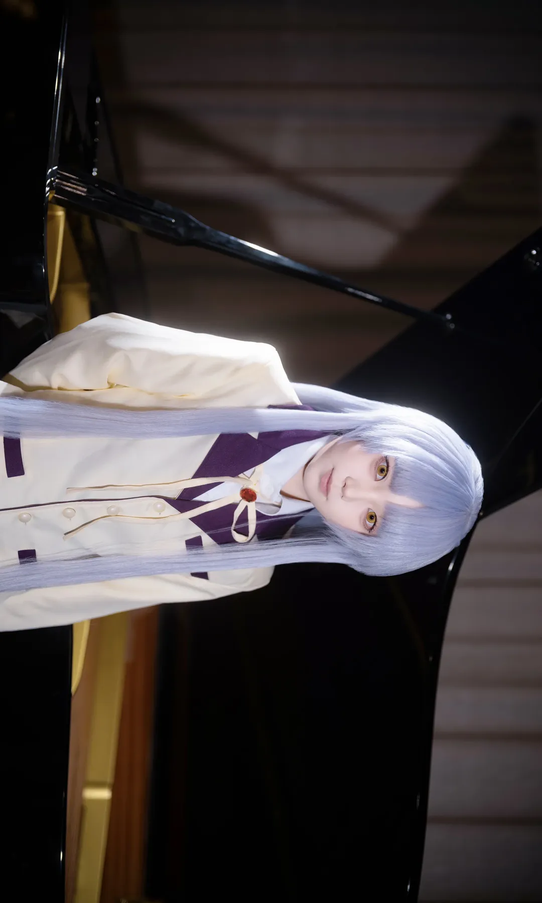 二次元撮影, 立華かなで コスプレ, 学校制服, Angel Beats!, コンサートホールの撮影 - 3枚目