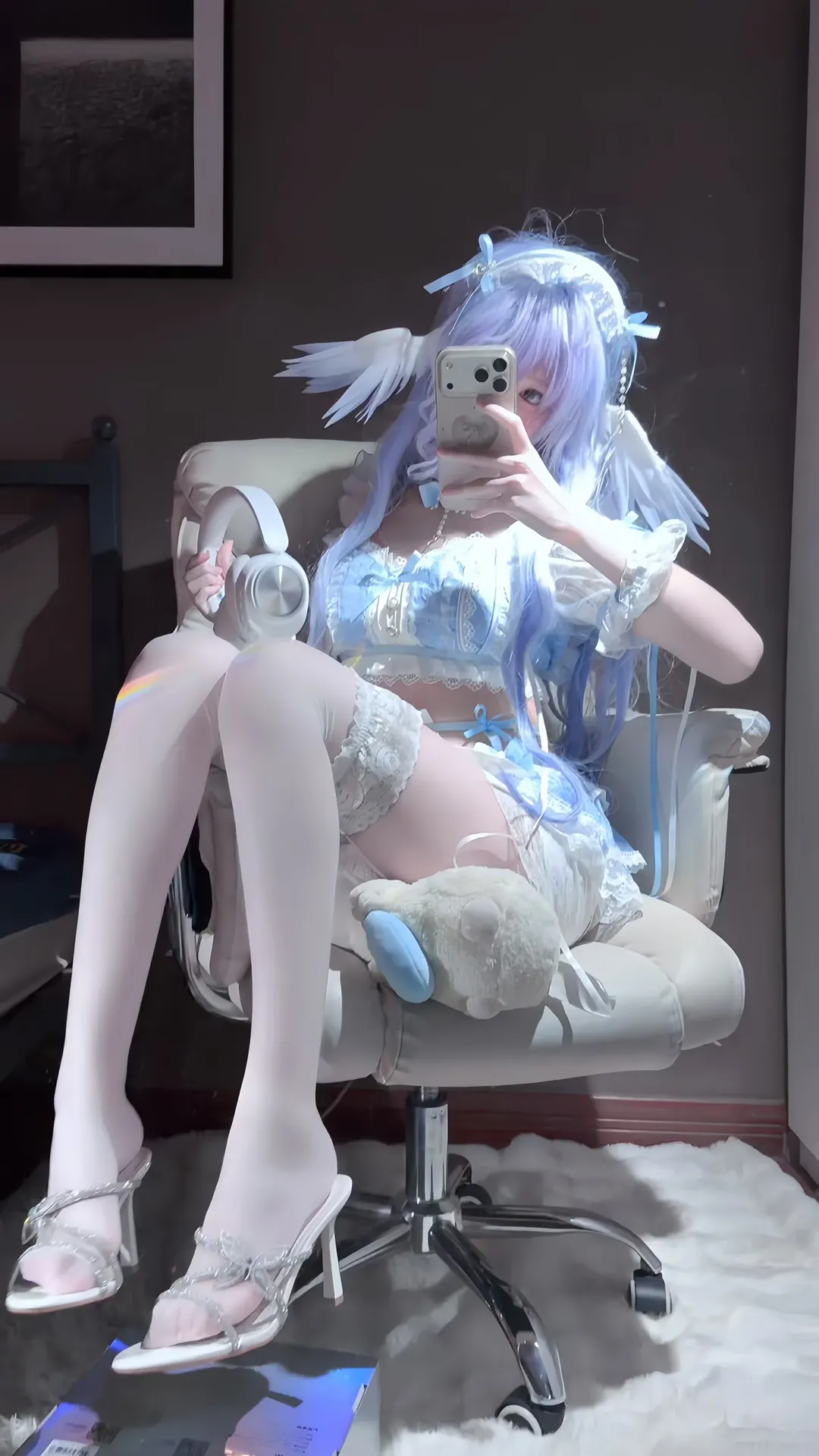 cosplay, 崩壞星穹鐵道, 知更鳥cos, 天使造型, 二次元自拍 - 第2張