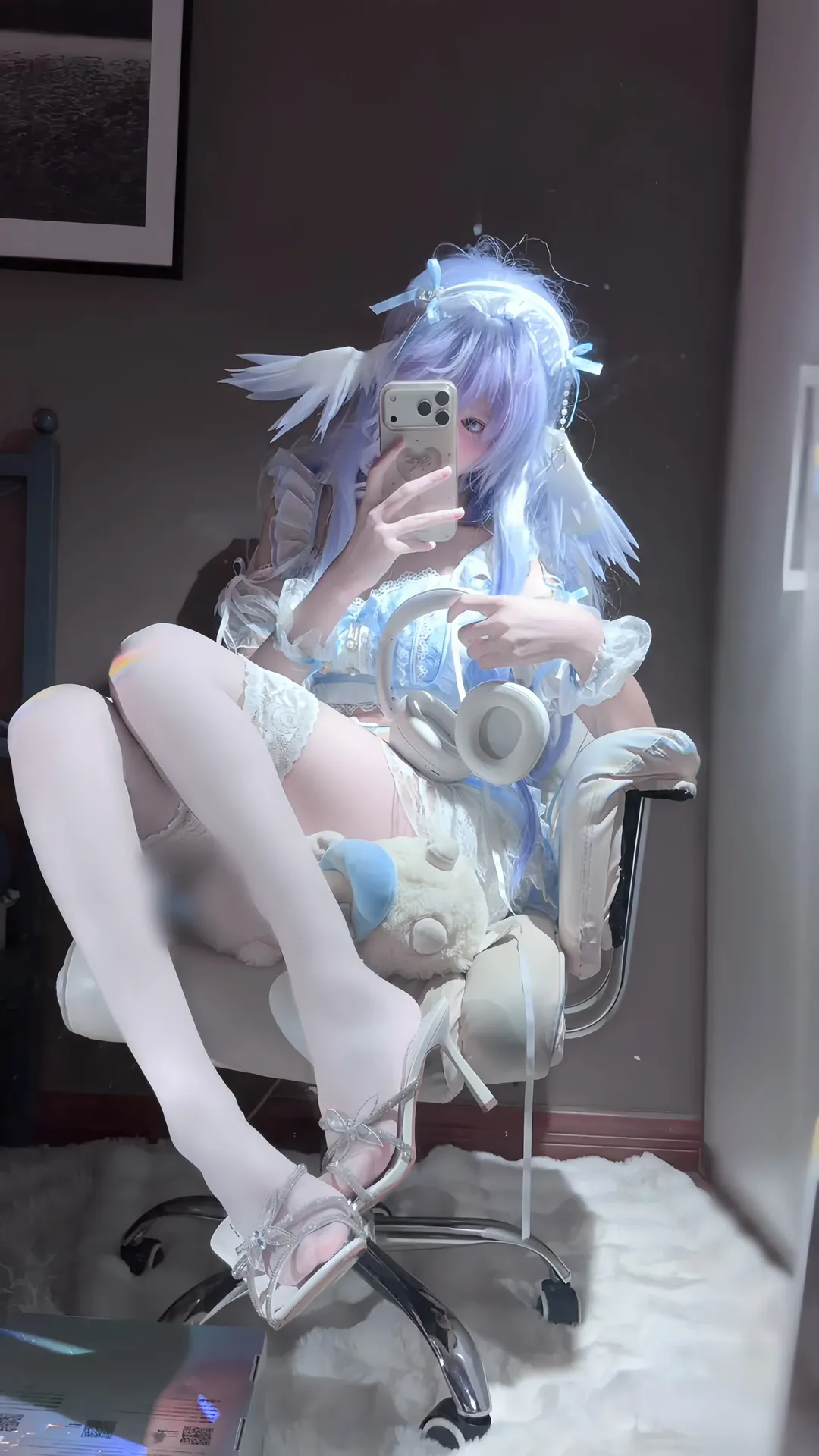 cosplay, 崩壞星穹鐵道, 知更鳥cos, 天使造型, 二次元自拍 - 第4張