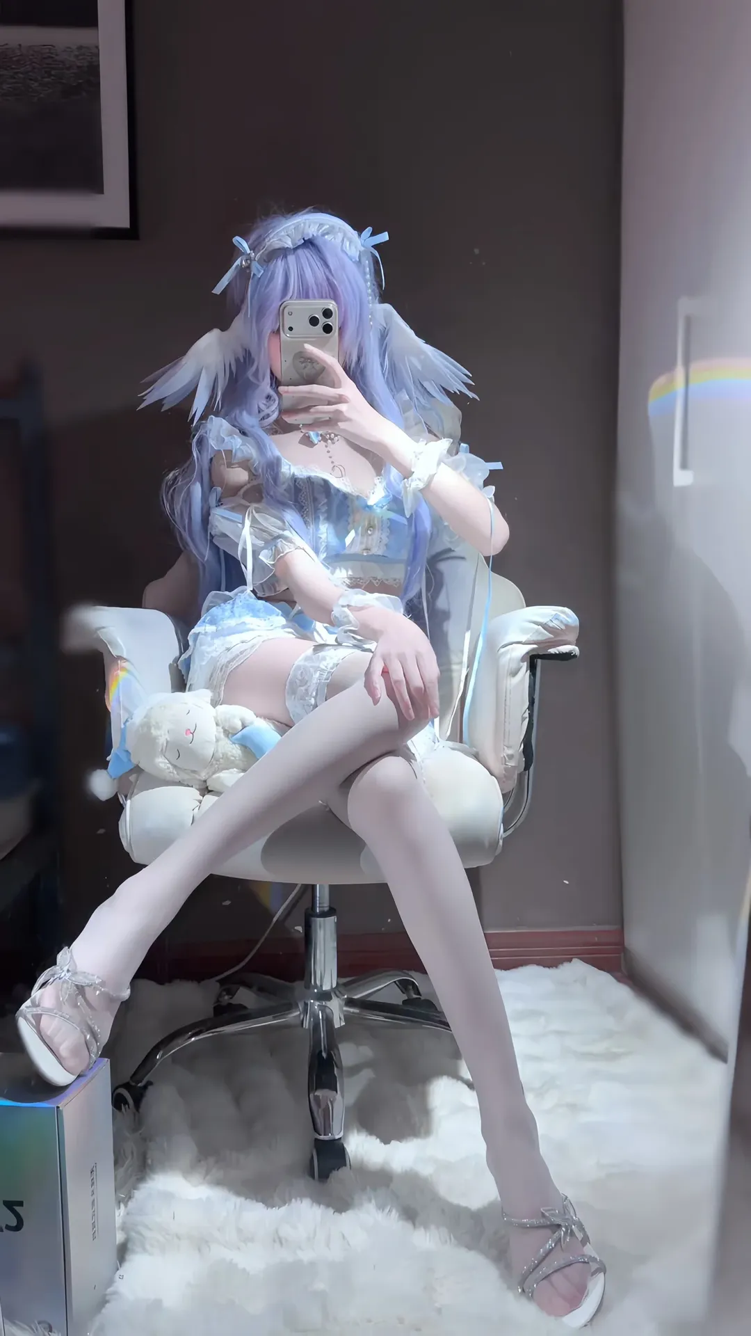 cosplay, 崩壞星穹鐵道, 知更鳥cos, 天使造型, 二次元自拍 - 第5張