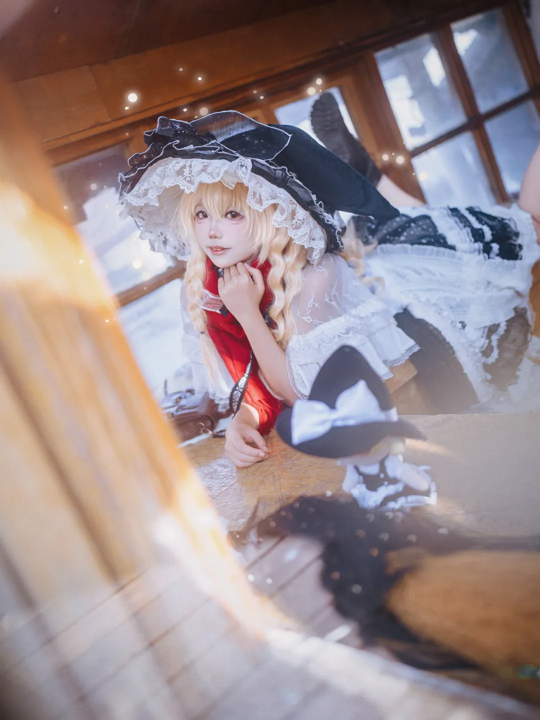 东方project, 雾雨魔理沙cos, cosplay摄影, 复古木屋写真, A7C人像
