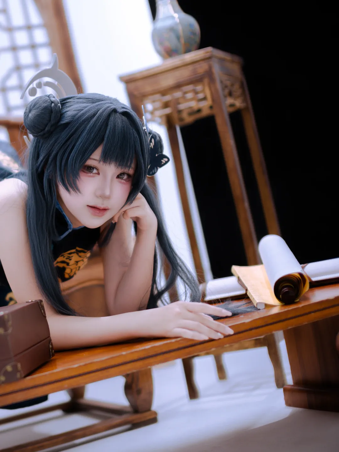 蔚蓝档案, 龙华妃咲cos, 北京摄影, 中式古风, cosplay正片