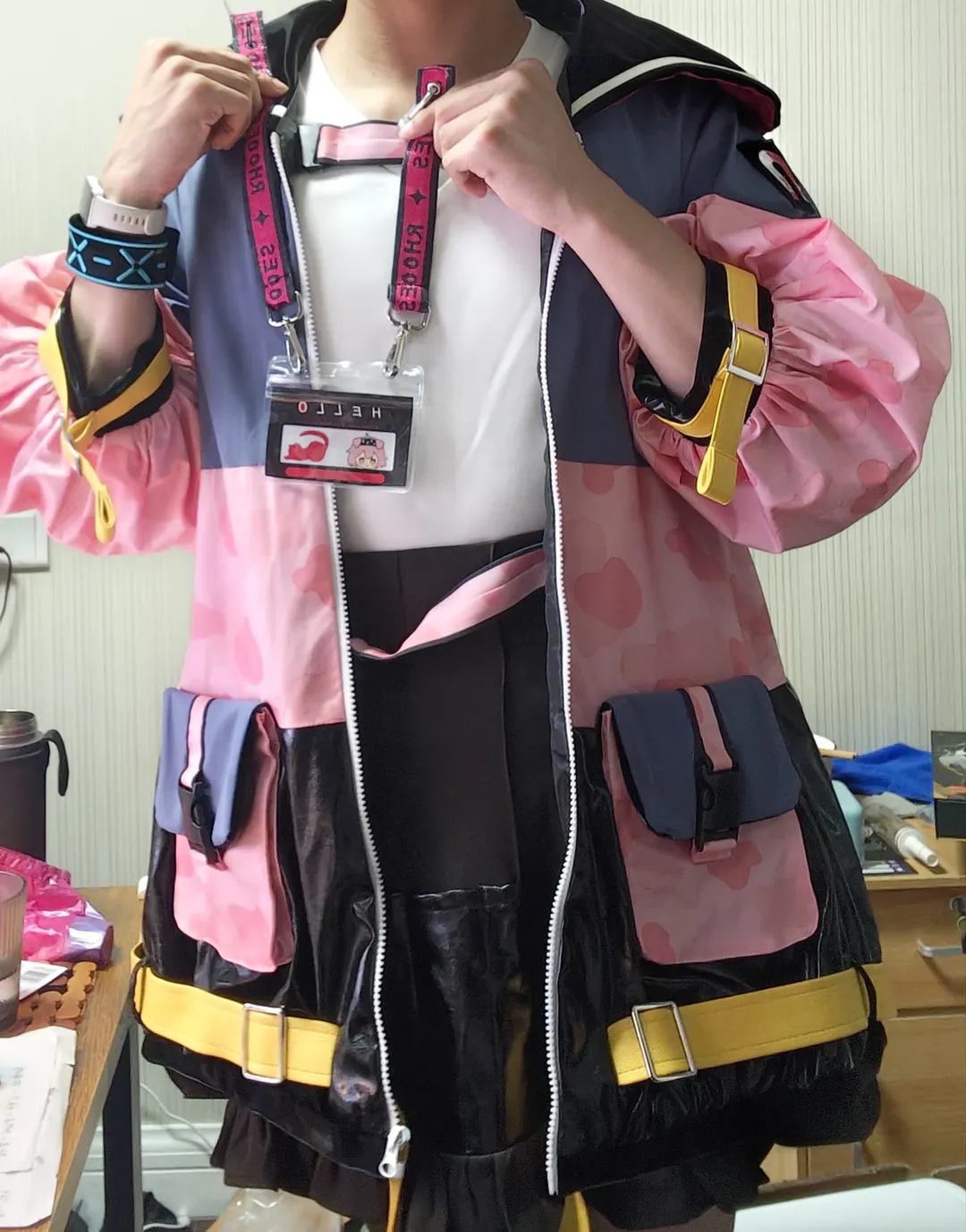 明日方舟, cosplay穿搭, 澄闪cos, 二次元试衣, C服测评