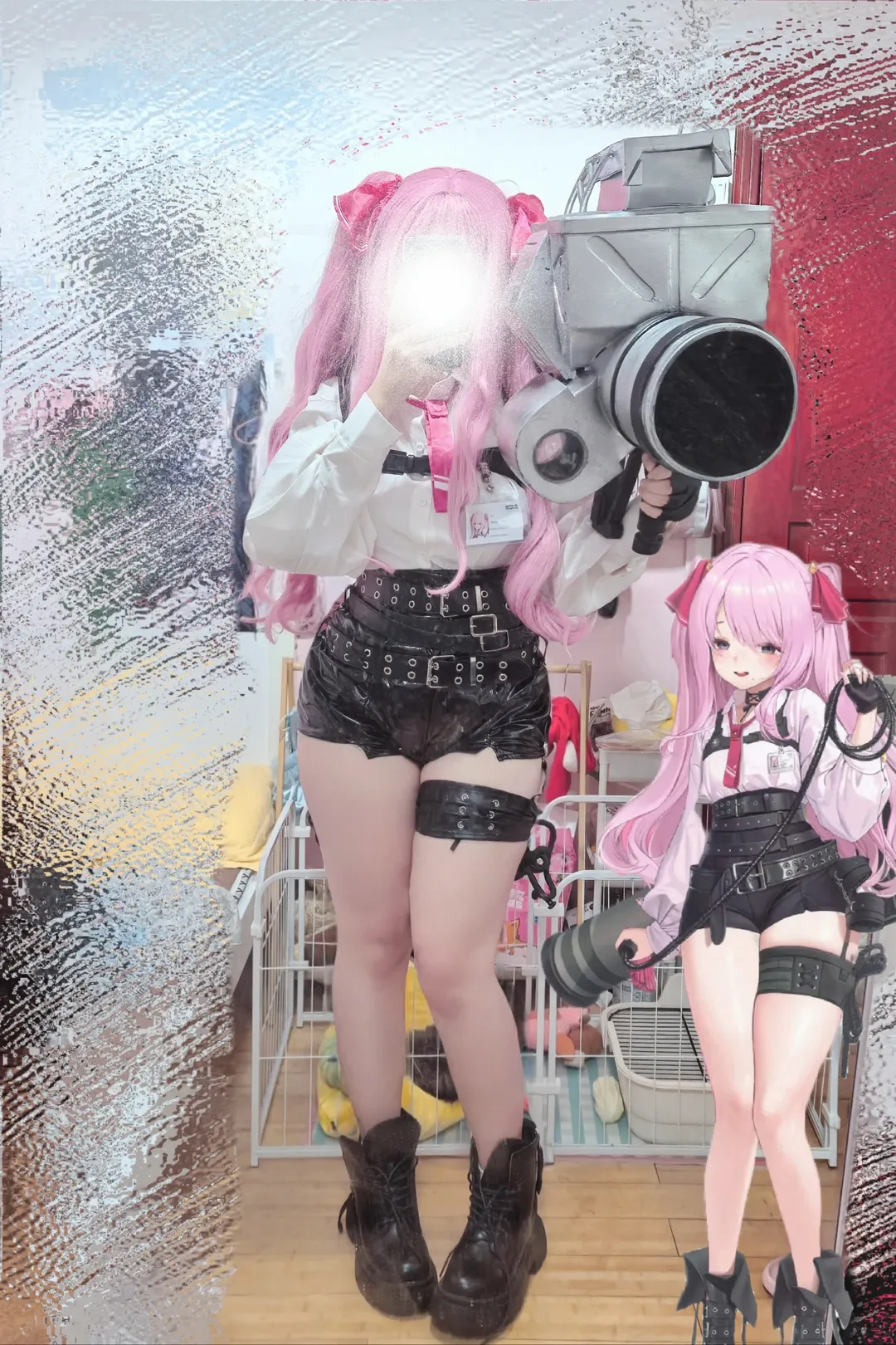 胜利女神, cos试衣, 尤妮cos, 蜜大腿cos, 微胖cos穿搭