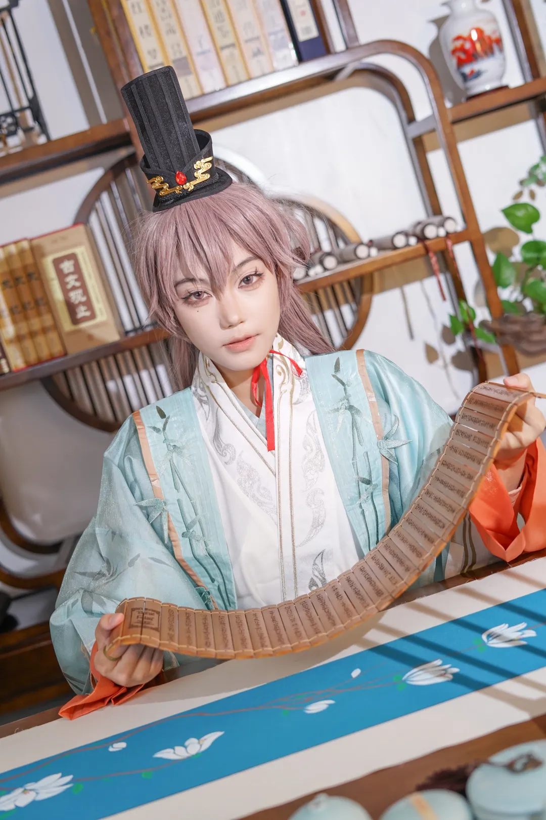 古风摄影, 二次元cosplay, 汉服造型, 代号鸢, 袁基cos - 第6张