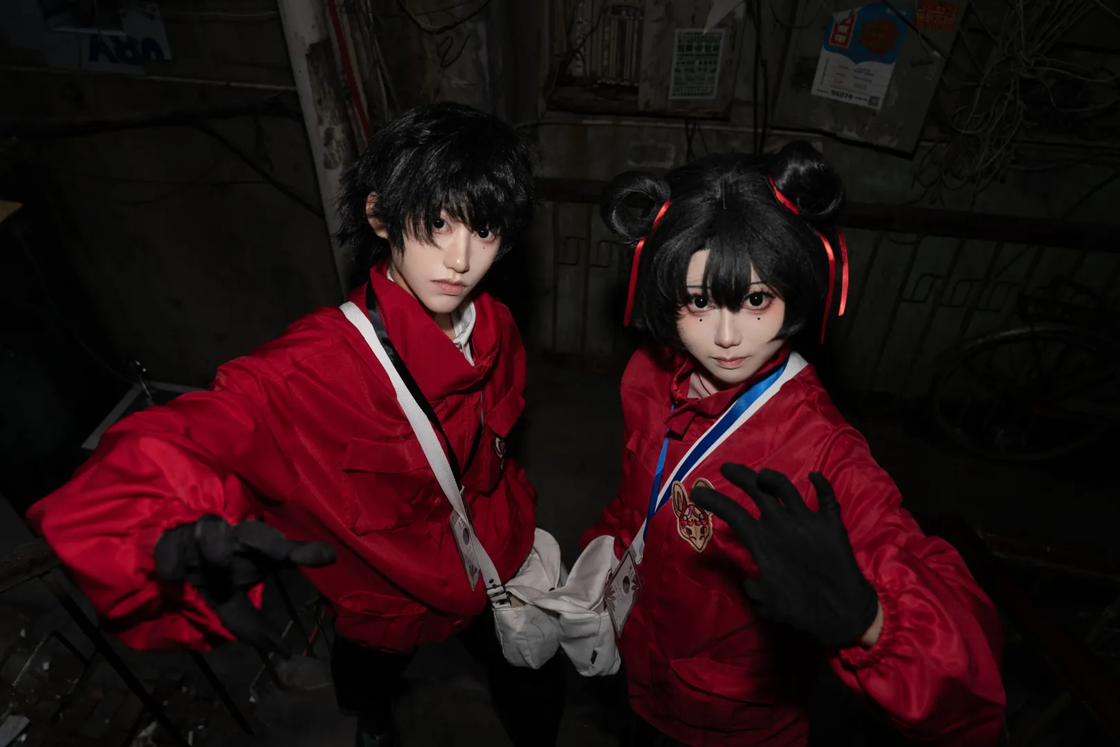 Cosplay photoshoot, Night view cosplay, Dark style photography, TOUQI Duo cosplay, TOUQI