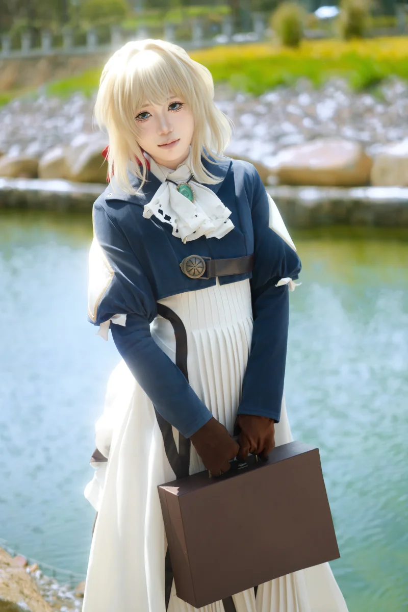 外景摄影, cosplay分享, 紫罗兰永恒花园, 自动手记人偶, 薇尔莉特·伊芙加登cos