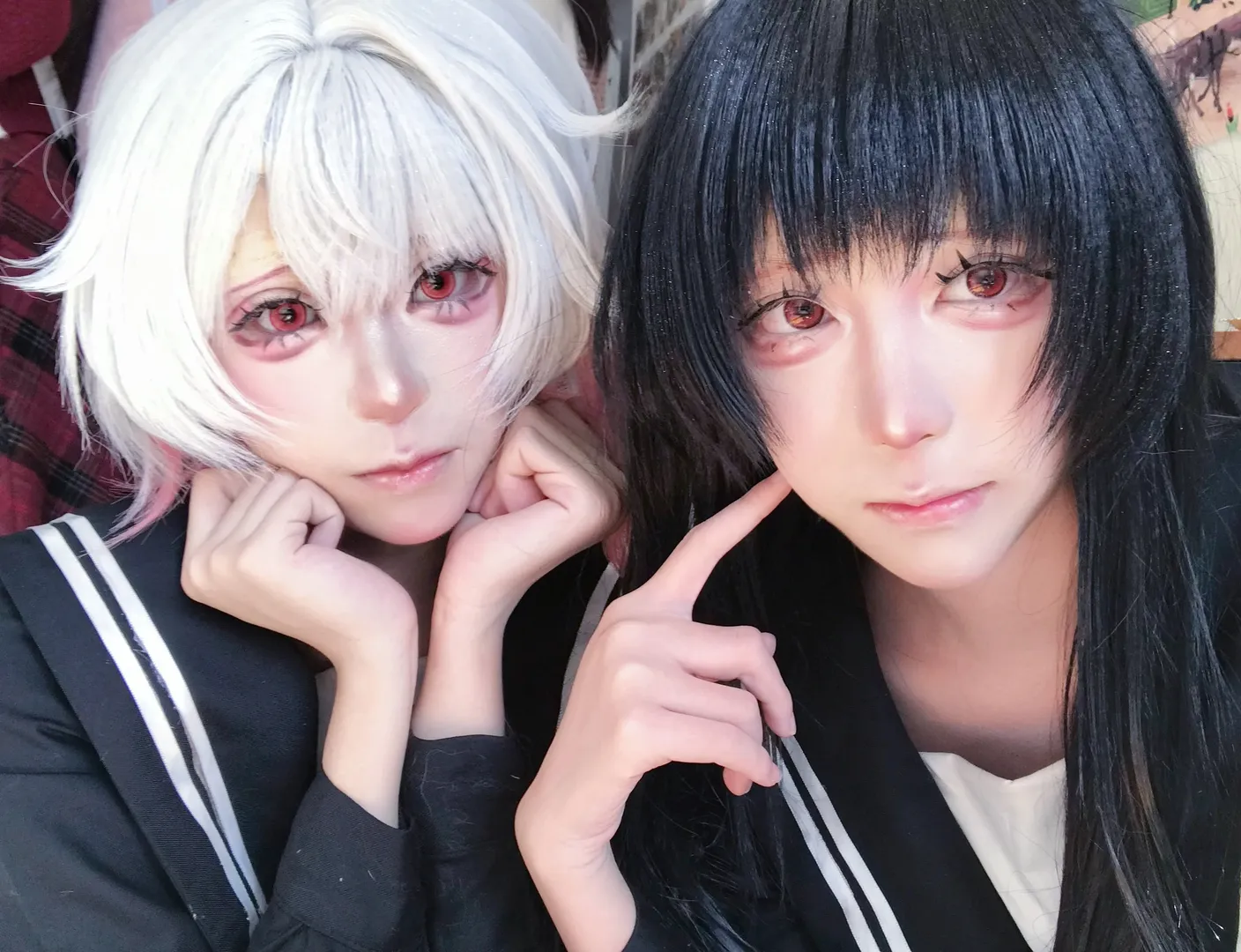 魔法少女ノ魔女裁判, 屋外ポートレート撮影, 二階堂ヒロ 桜羽エマ コスプレ, JK制服コスプレ, サブカルメイク - 1枚目