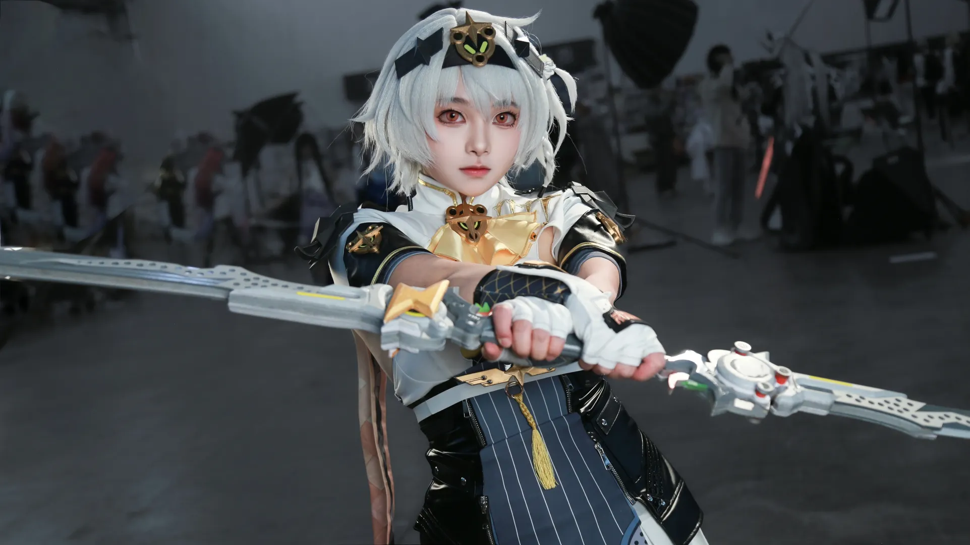 绝区零, cosplay, 场照摄影, 二次元机甲风, 零号安比cos - 第3张