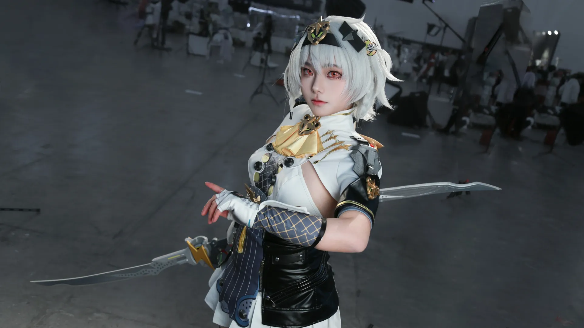 绝区零, cosplay, 场照摄影, 二次元机甲风, 零号安比cos - 第4张