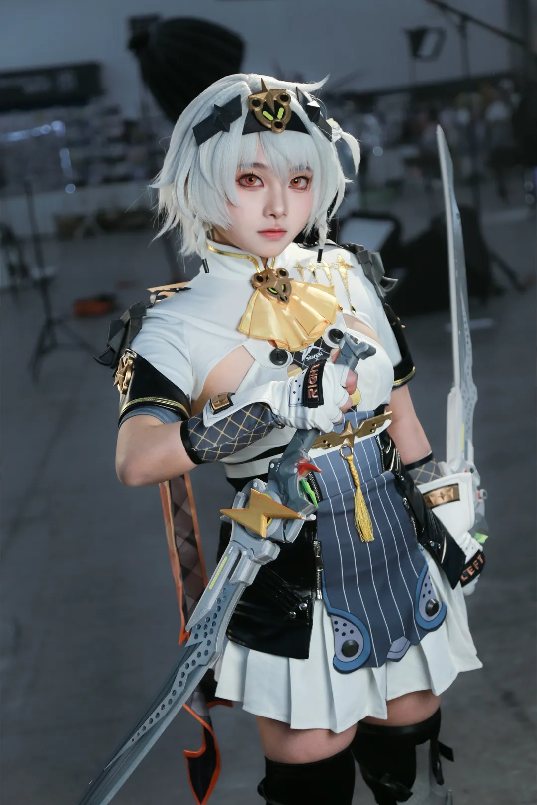 绝区零, cosplay, 场照摄影, 二次元机甲风, 零号安比cos - 第5张