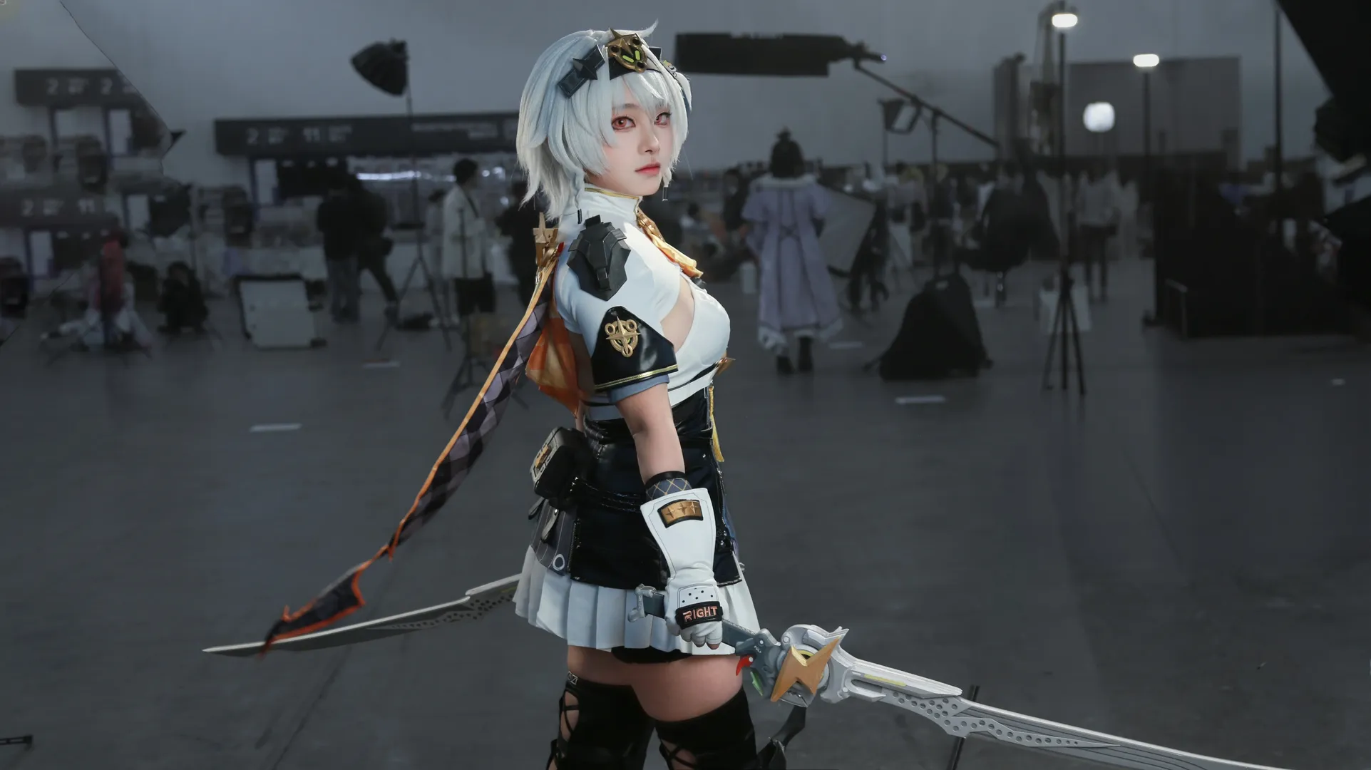 绝区零, cosplay, 场照摄影, 二次元机甲风, 零号安比cos - 第8张