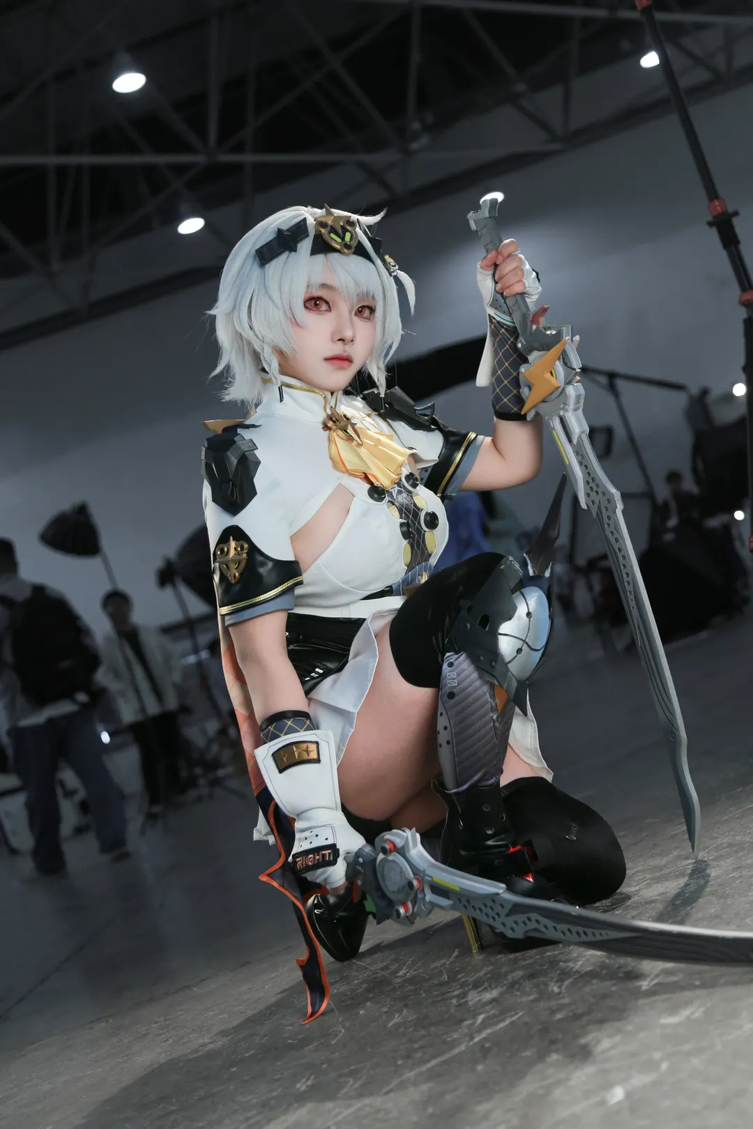 绝区零, cosplay, 场照摄影, 二次元机甲风, 零号安比cos - 第9张