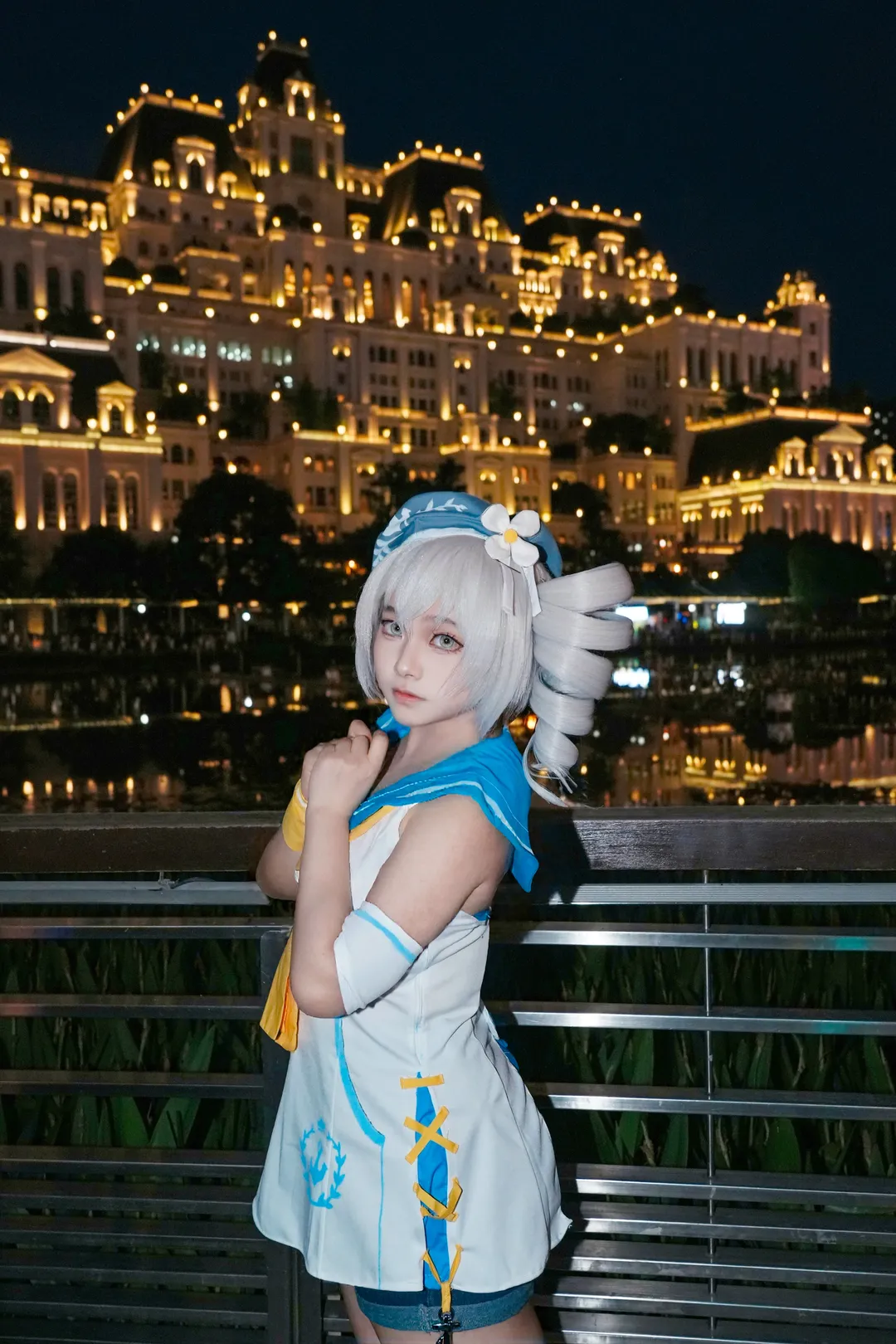 cosplay, 崩坏三, 布洛妮娅cos, 外景摄影, 水手服 - 第3张