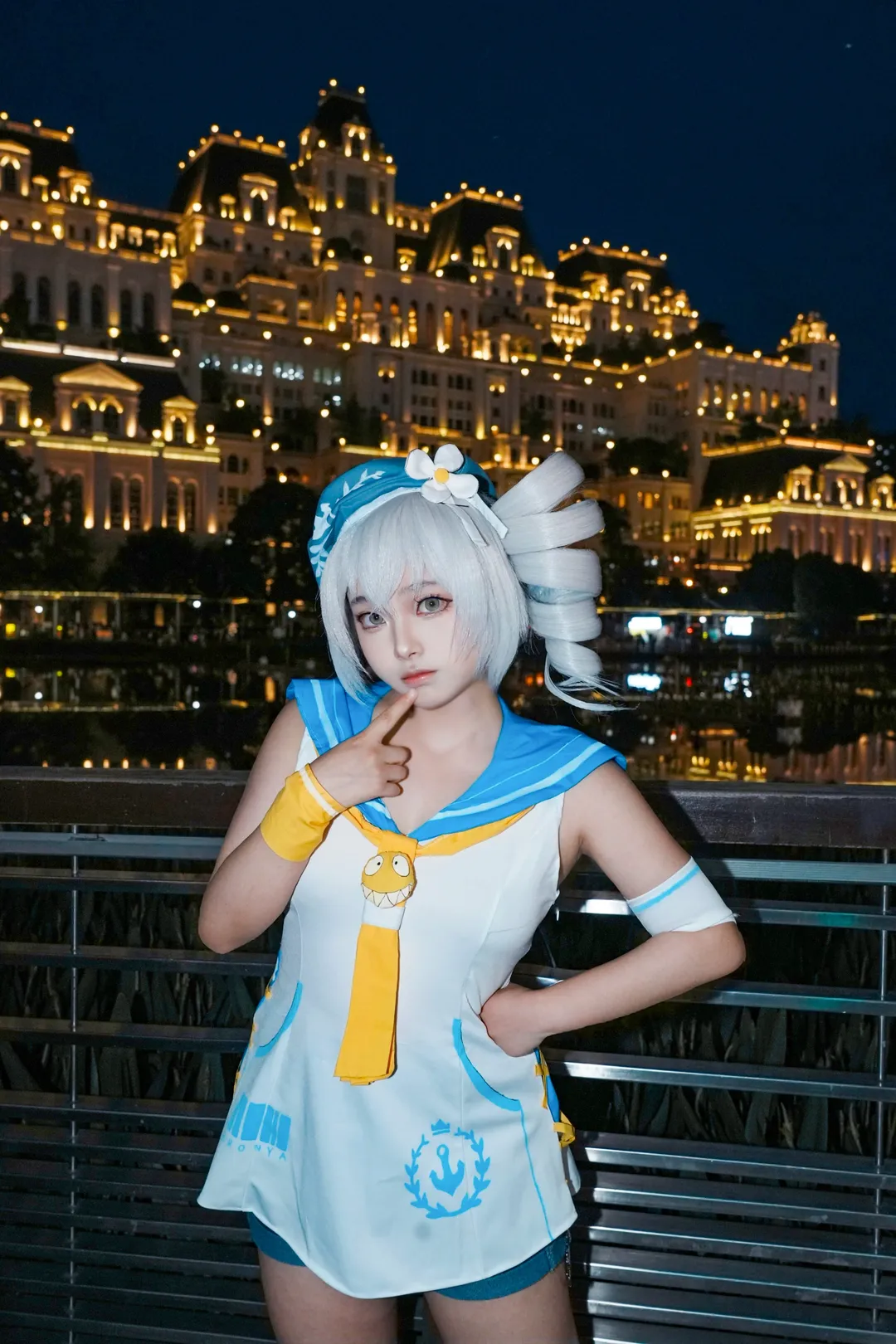 cosplay, 崩坏三, 布洛妮娅cos, 外景摄影, 水手服 - 第4张