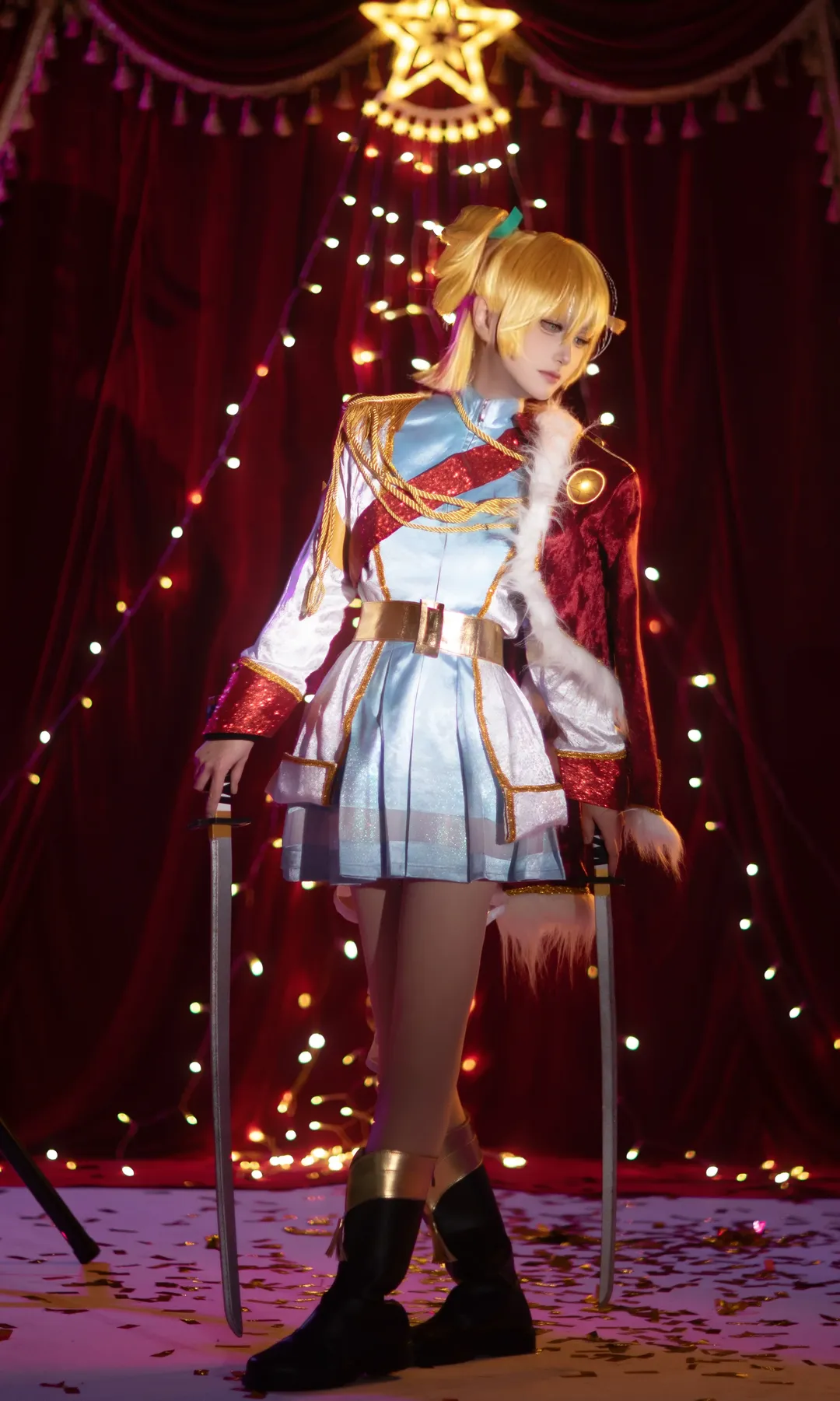 二次元角色扮演, 大场奈奈cos, 少女☆歌剧, 舞台剧cosplay, 发光氛围感 - 第1张