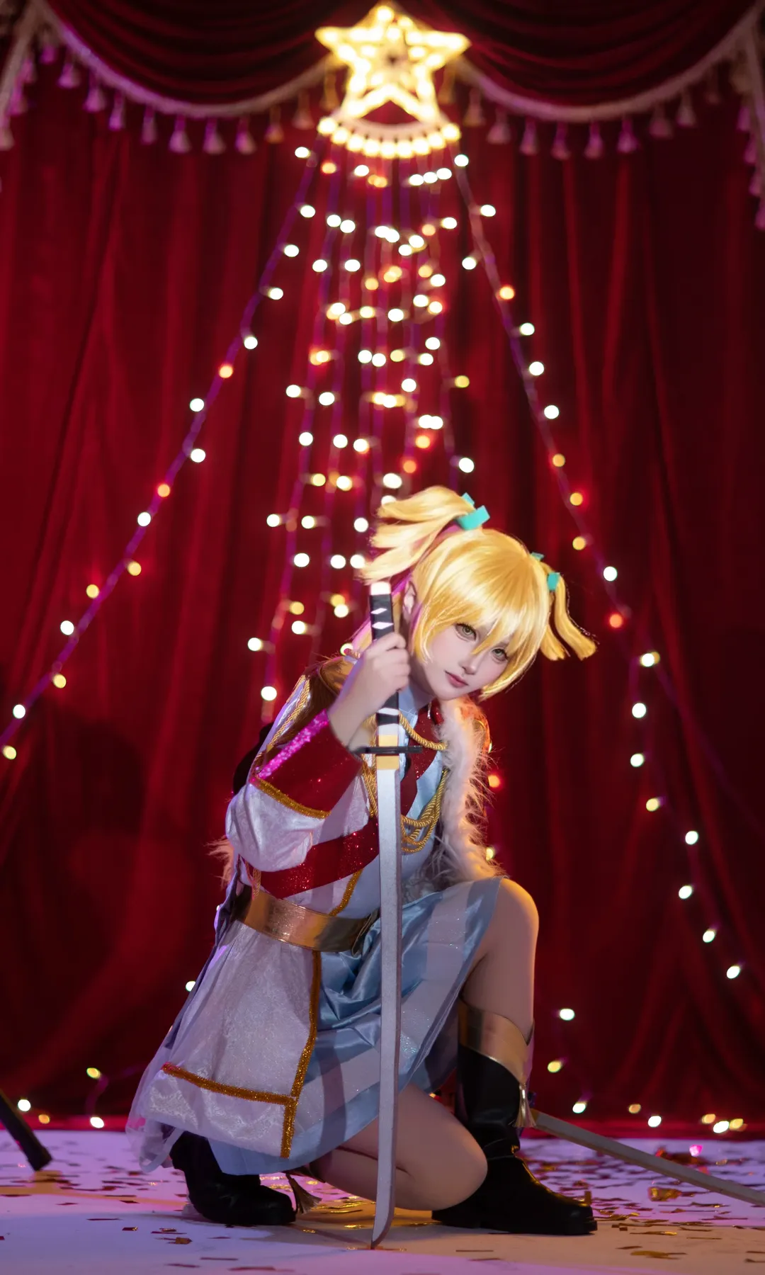 アニメコスプレ, 大場ななコスプレ, 少女☆歌劇 レヴュースタァライト, 舞台コスプレ, 発光する雰囲気