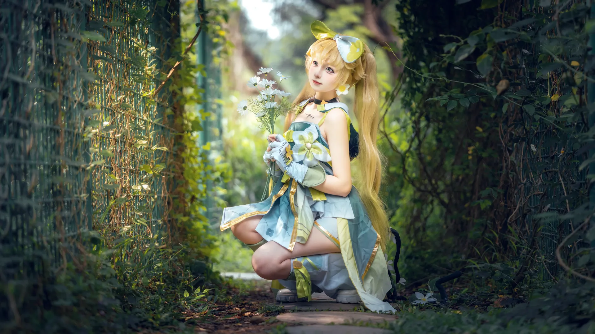 鳴潮, アウトドア撮影, ヴェリーナ コスプレ, コスプレ撮影, 広州植物園での撮影 - 5枚目