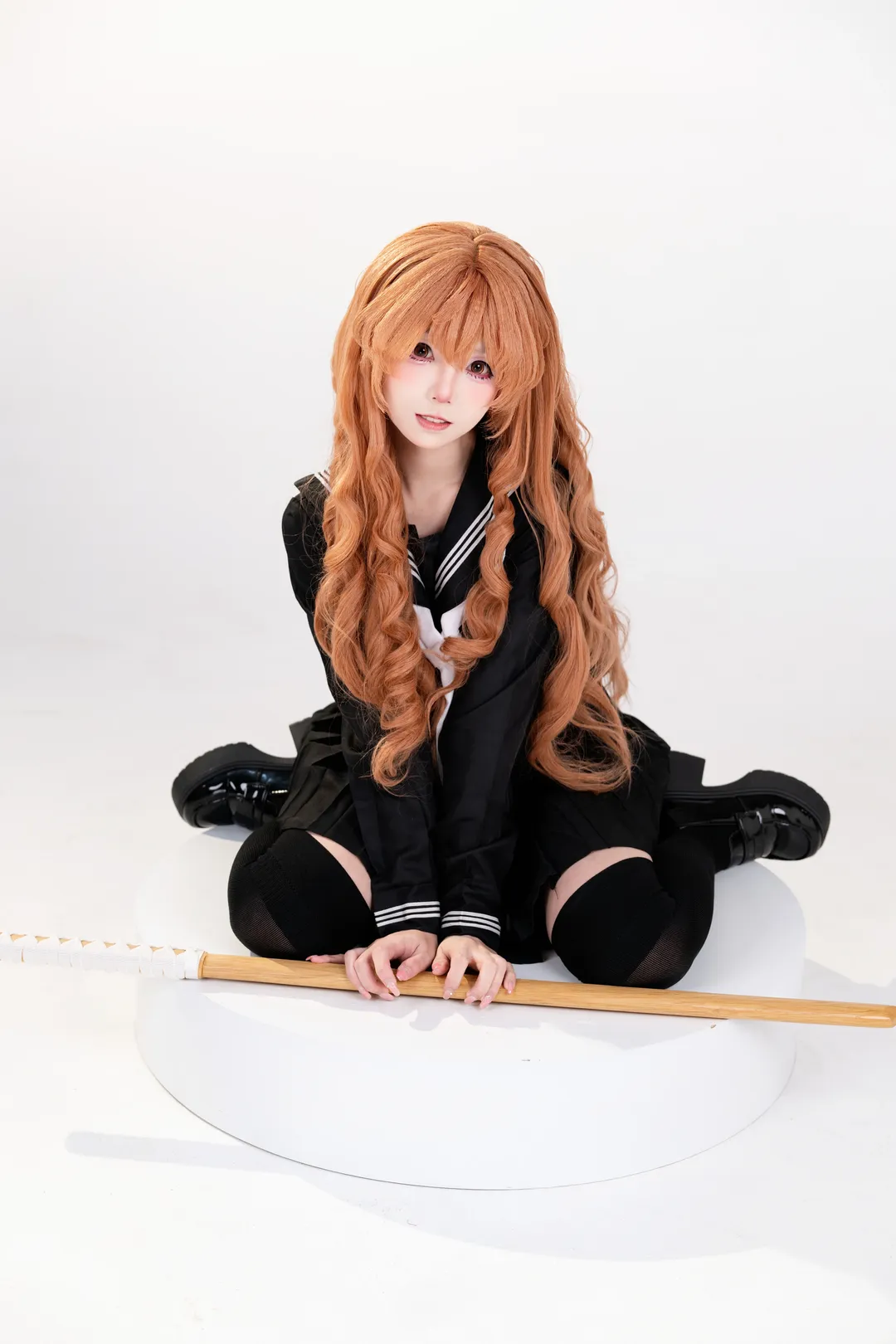 棚拍, 二次元cosplay, 逢坂大河cos, 龙与虎, jk制服 - 第1张