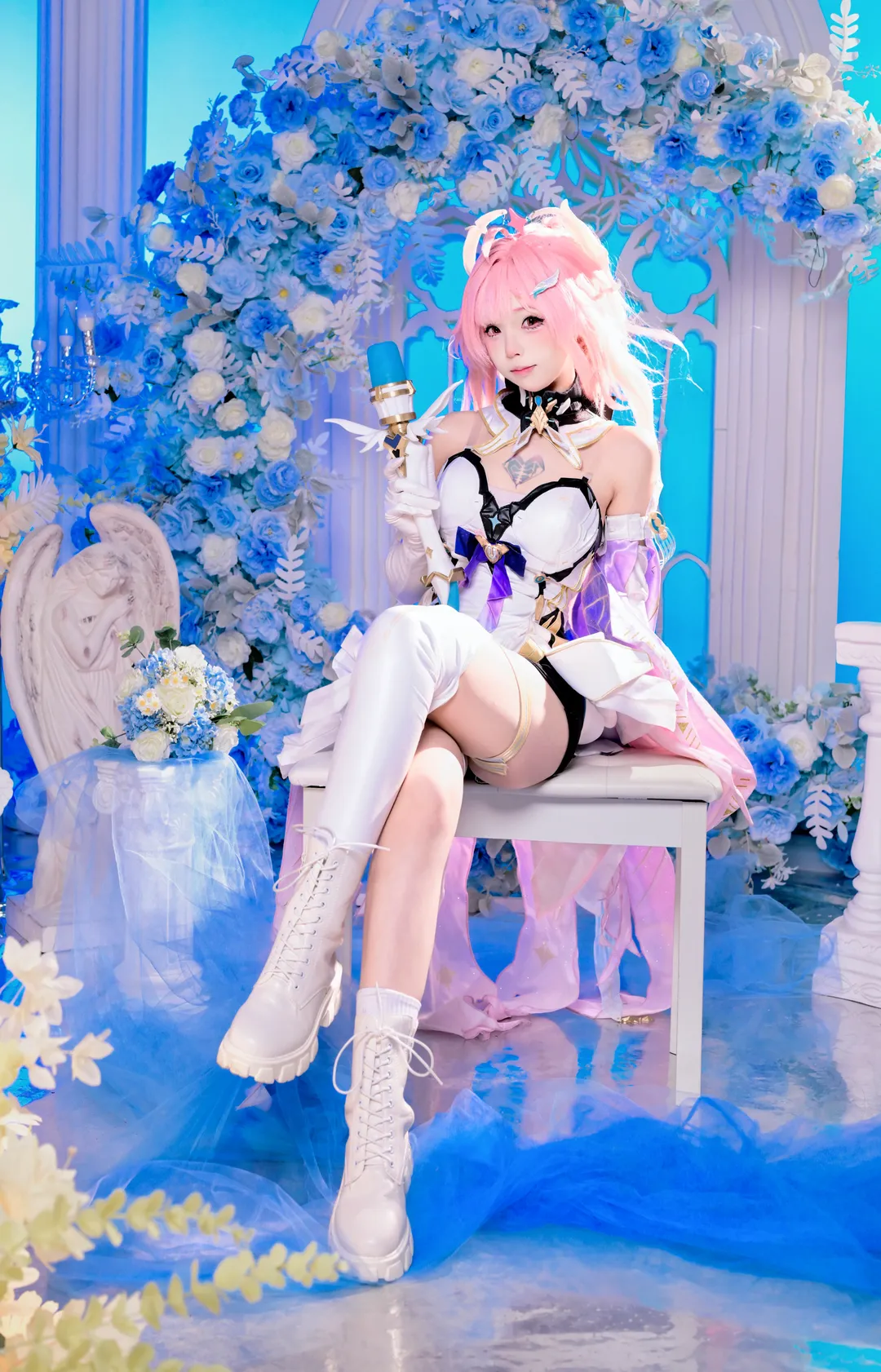 鸣潮, 二次元少女, 爱弥斯cos, cosplay摄影, 广州棚拍