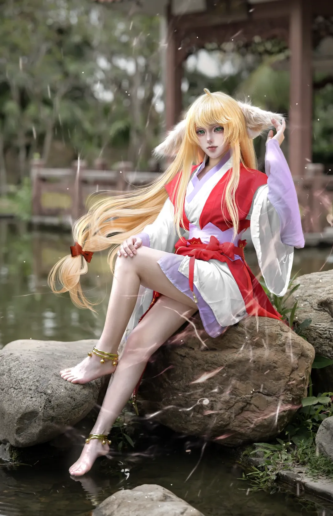 涂山红红cos, 狐妖小红娘, 二次元正片, 国漫cosplay, 古风人像摄影