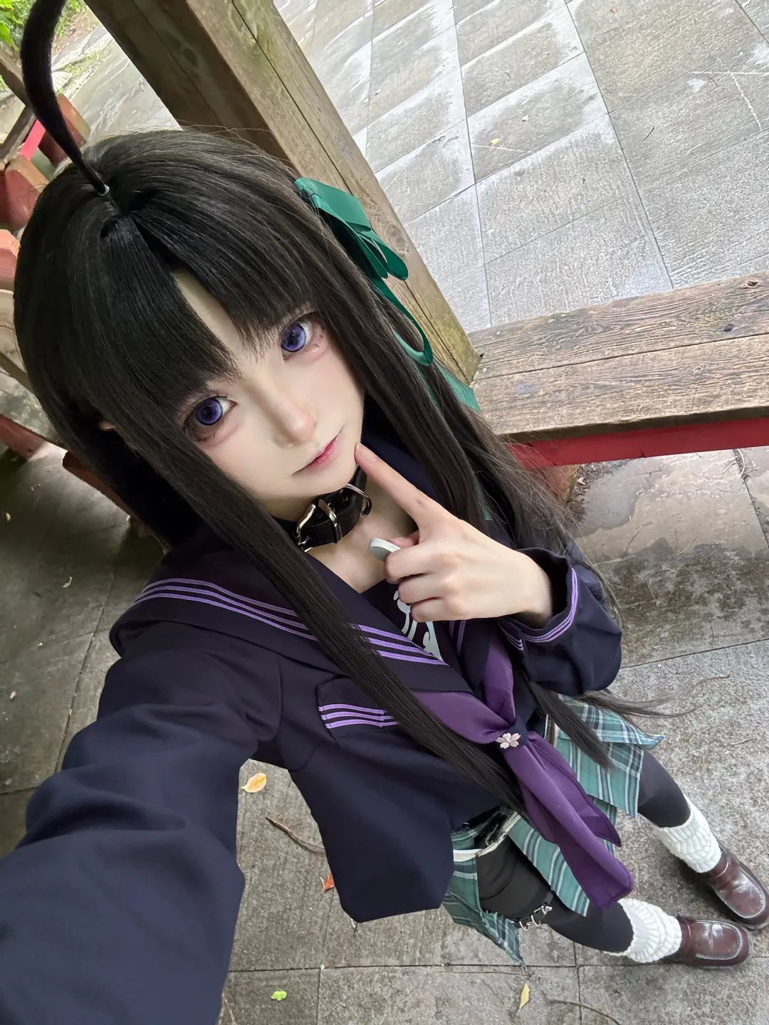 二次元穿搭, 水手服cosplay, 哭泣少女乐队, 安和昴cos, Coser摄影分享