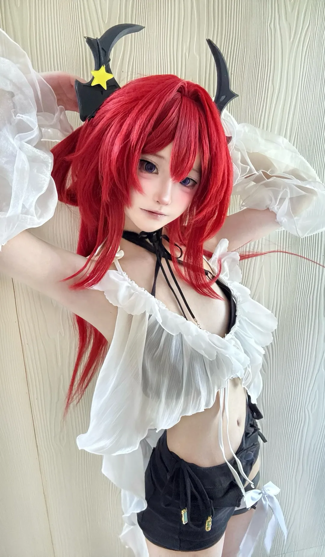 二次元, cosplay, 明日方舟, 夏日穿搭, 史尔特尔cos - 第1张