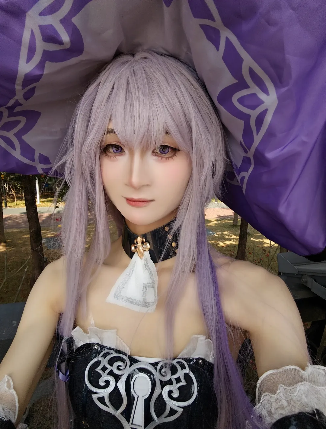 Honkai: Star Rail, Herta cosplay, Casual cosplay, Field work check-in, Anime-style worker