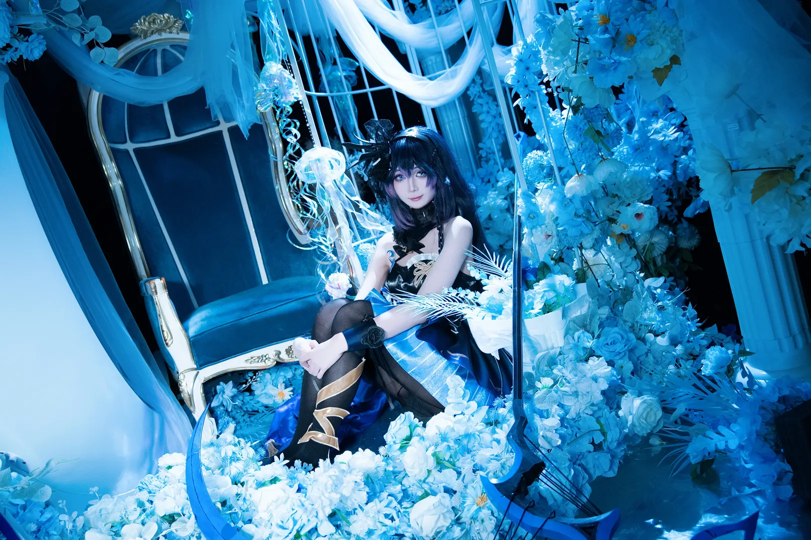 崩壊 3rd, ゼーレ コスプレ, コスプレ撮影, 死生の律者, 永夜に棲む - 2枚目