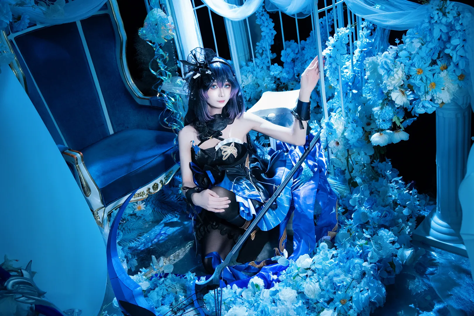 崩壊 3rd, ゼーレ コスプレ, コスプレ撮影, 死生の律者, 永夜に棲む - 6枚目