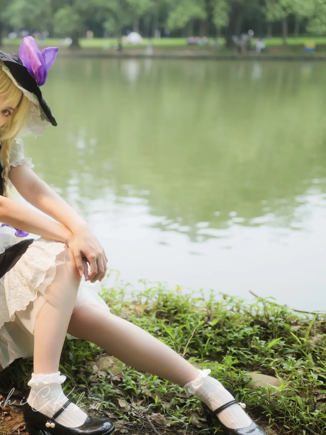 东方project, 雾雨魔理沙cos, cosplay正片, 二次元少女写真, 户外外景摄影 - 第2张