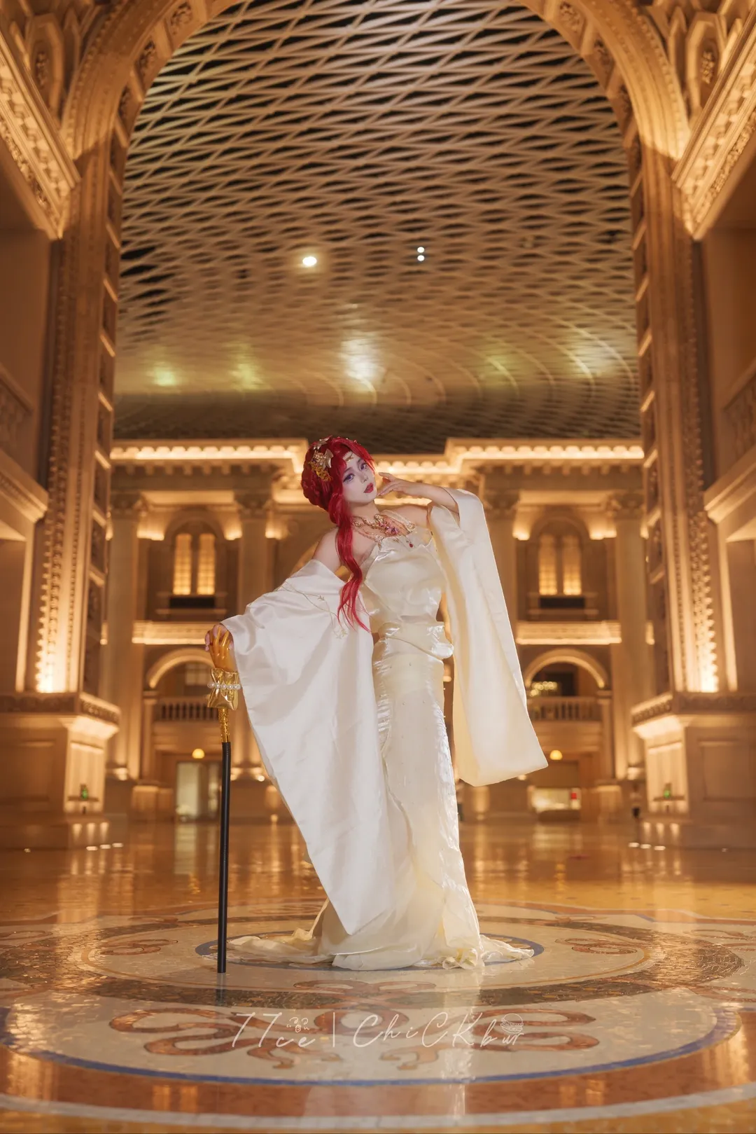 cosplay, Path to Nowhere, Cabernet cosplay, Classical style photography, Strolling through the Louvre