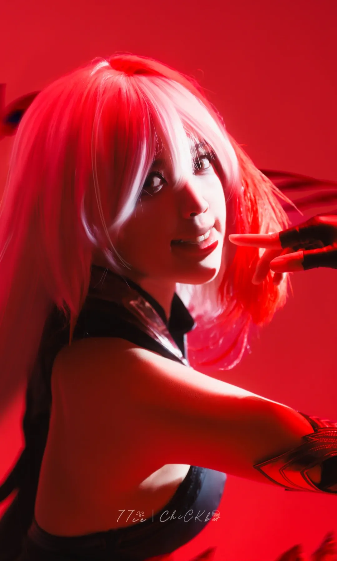王者荣耀, 游戏角色还原, cosplay正片, 影cos, 红色氛围感