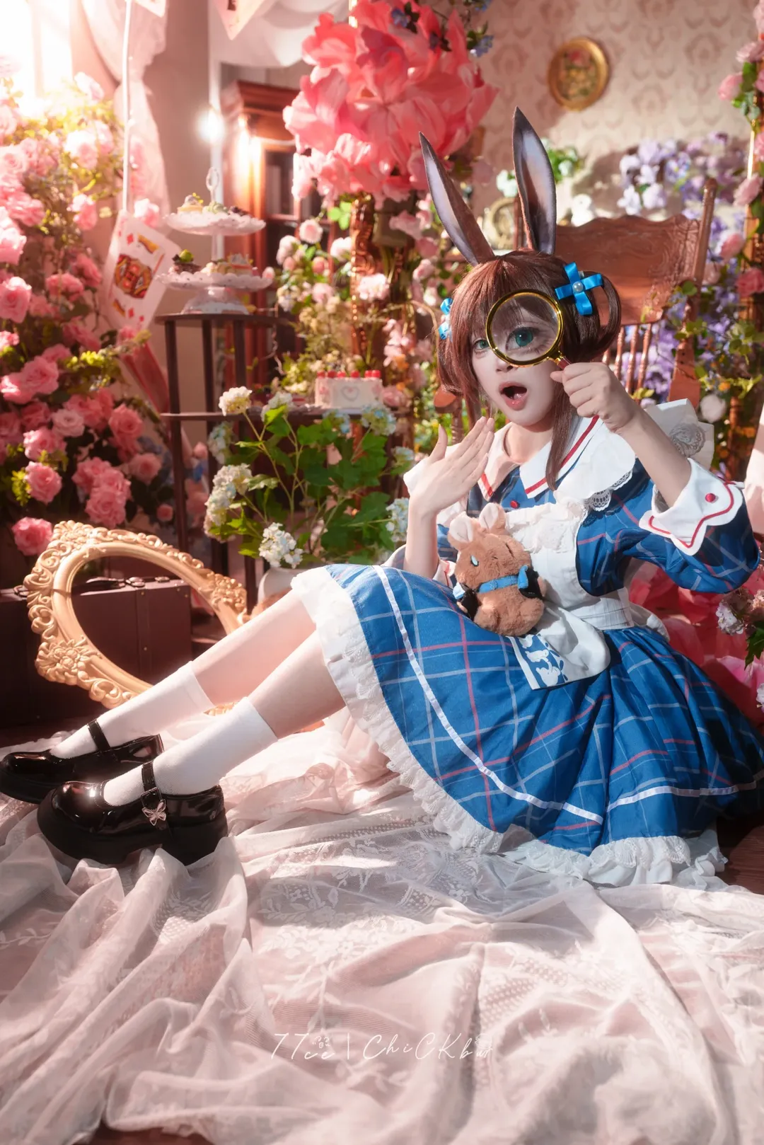 二次元摄影, 明日方舟, 阿米娅cos, cosplay正片, 女仆装cos - 第2张
