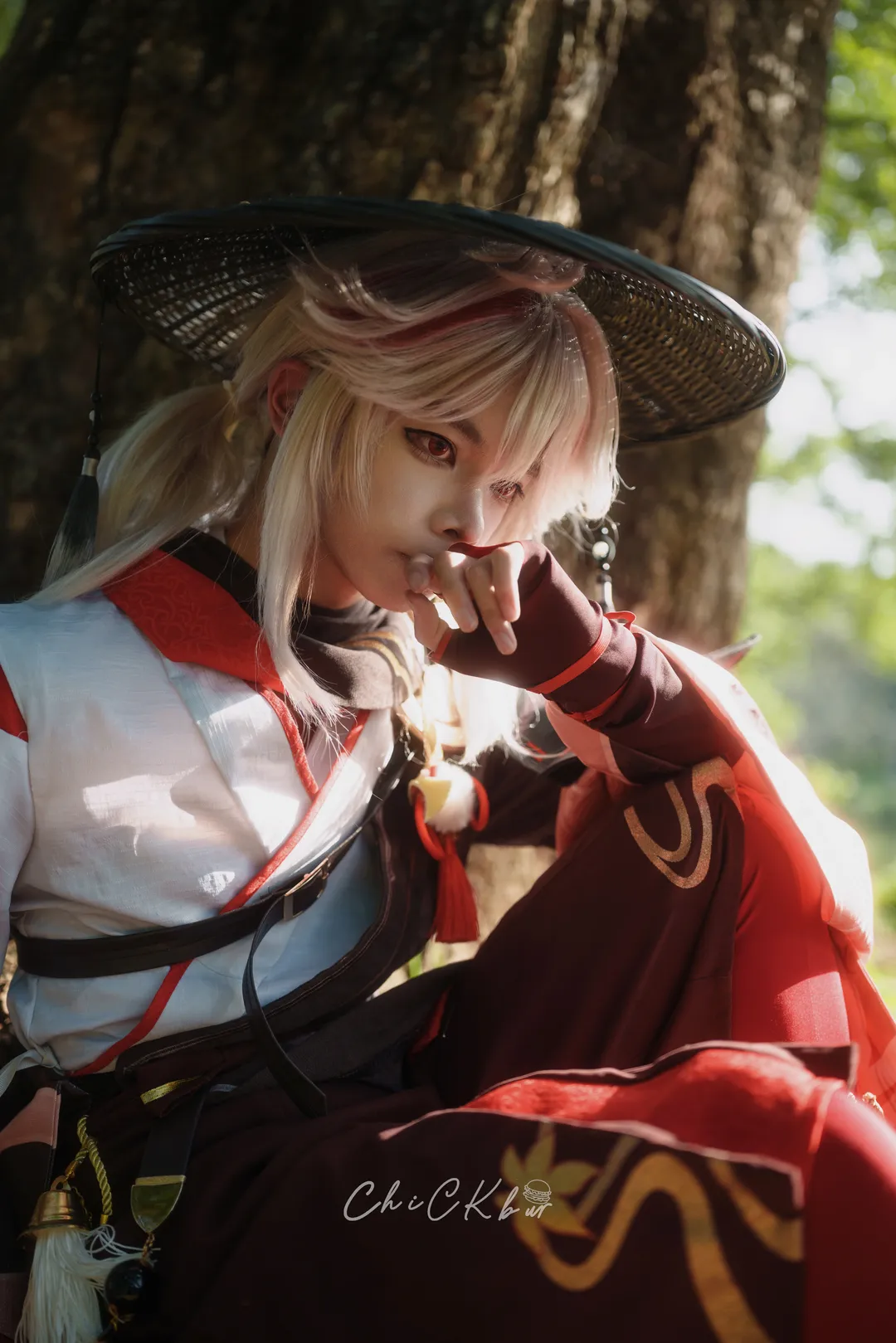 原神, cosplay, 户外摄影, 枫原万叶cos, 自然风光 - 第1张