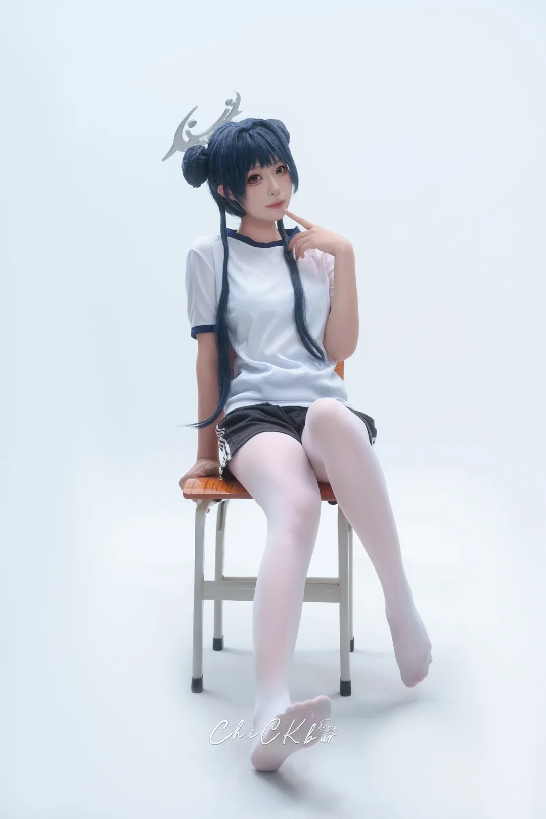 ブルーアーカイブ, キサキ コスプレ, 二次元コスプレ, 体操服, 白ホリ撮影