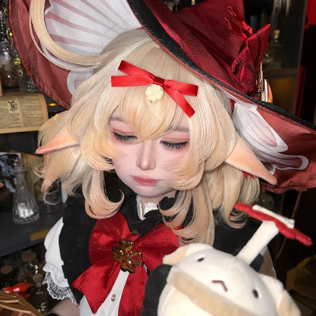 原神, 可莉cos, 精灵耳, 魔女帽, cosplay日常 - 第2张