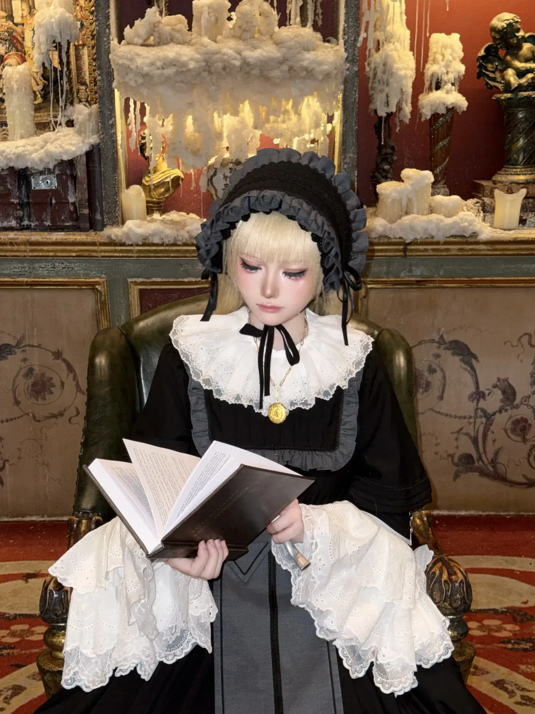 哥特萝莉, 维多利加cos, GOSICK, 复古洋装, cosplay人像 - 第2张