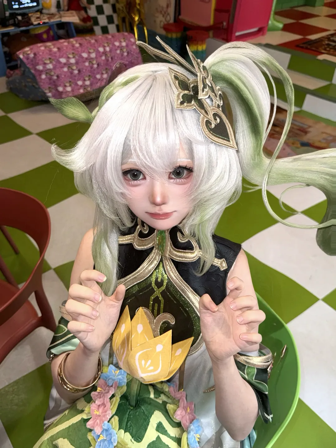 二次元, 原神, cosplay, 納西妲cos, 草元素
