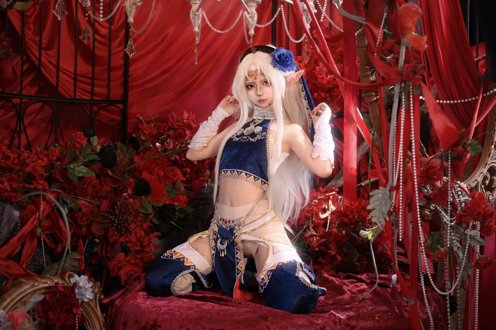 cosplay正片, 双子cos, 娼年德古拉, 精灵耳异域风, 复古宫廷摄影