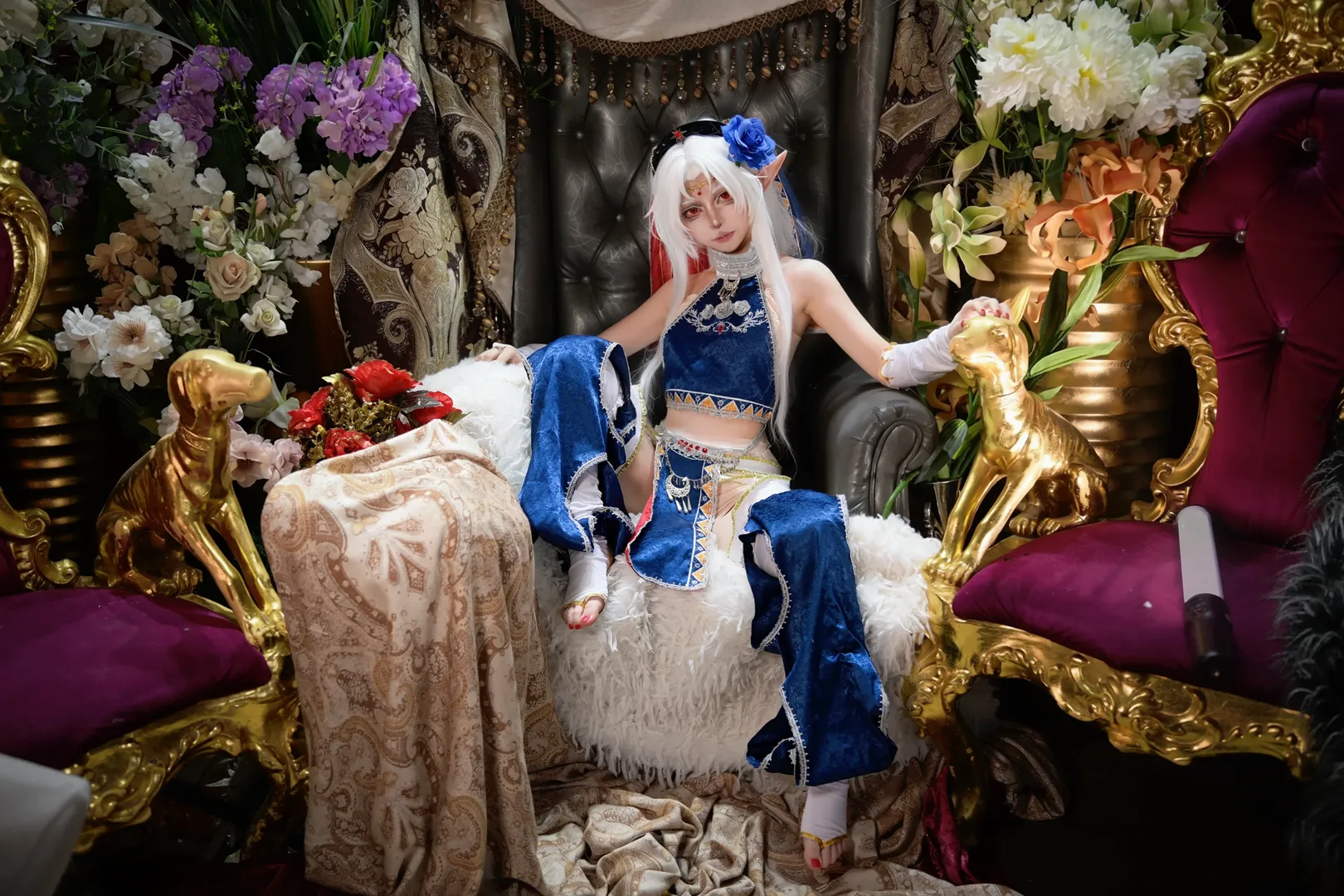 cosplay正片, 双子cos, 娼年德古拉, 精灵耳异域风, 复古宫廷摄影 - 第6张