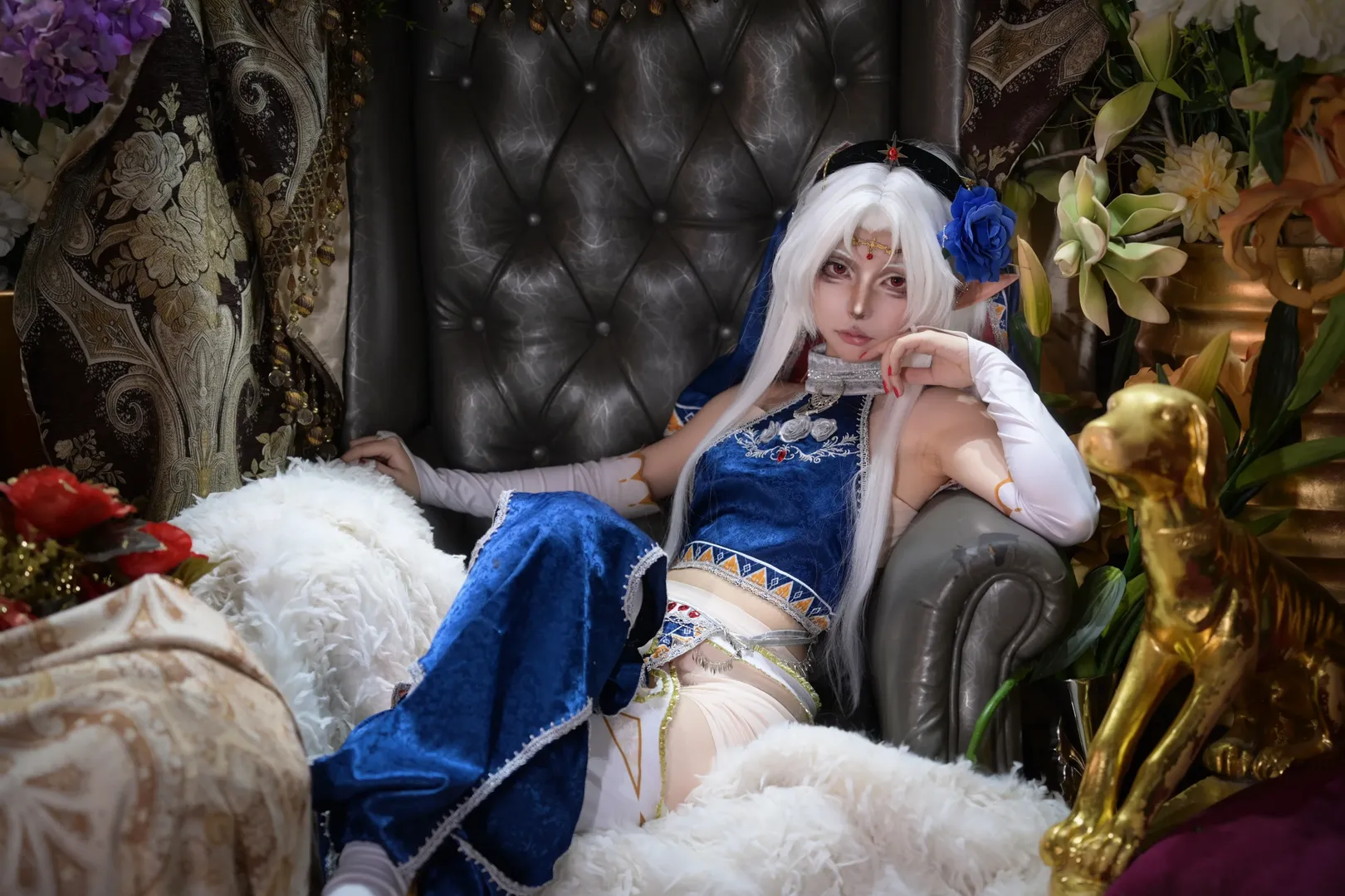 cosplay正片, 双子cos, 娼年德古拉, 精灵耳异域风, 复古宫廷摄影 - 第7张
