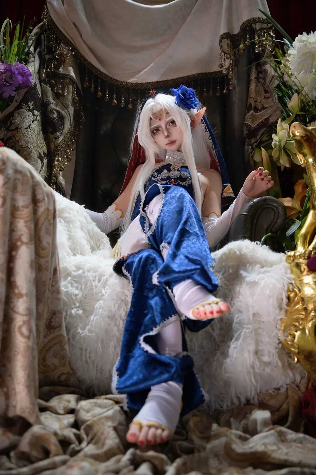 cosplay正片, 双子cos, 娼年德古拉, 精灵耳异域风, 复古宫廷摄影 - 第8张