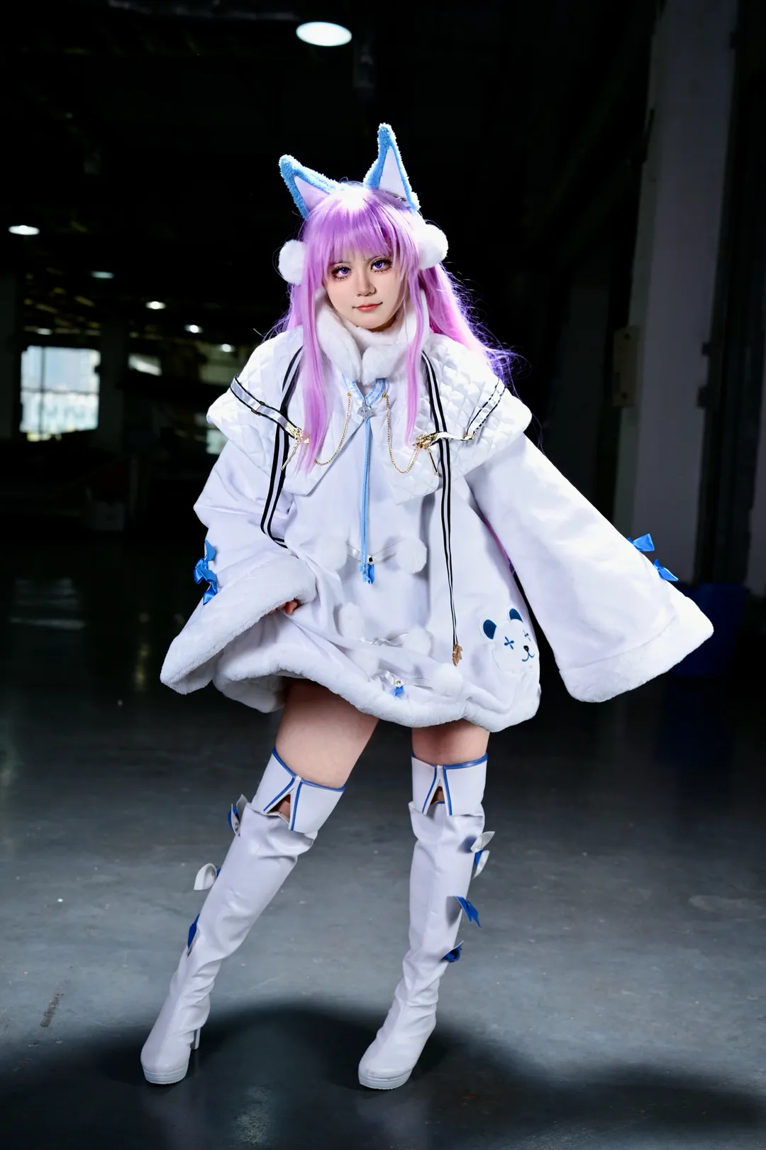 アズールレーン, イベント写真, タシュケント コスプレ, コスプレ撮影, 白髪獣耳 - 1枚目