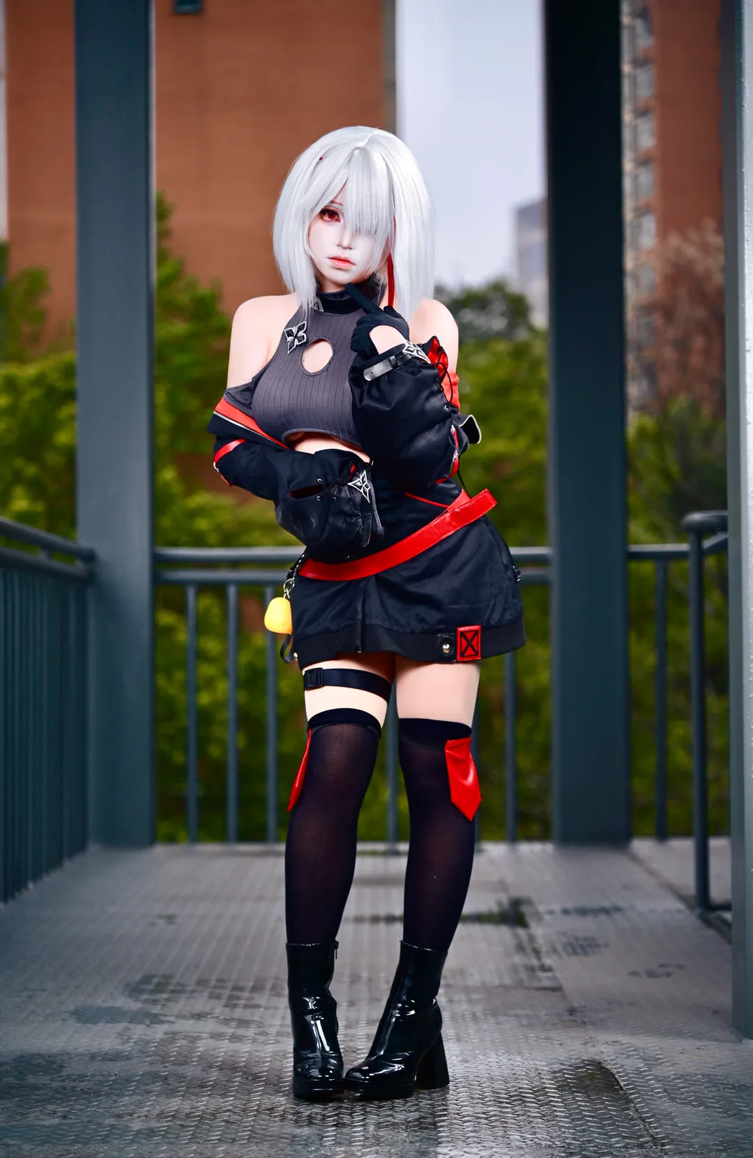 アズールレーン, テックウェアコーデ, コスプレ写真, デュイスブルクのコスプレ, 鉄血軽巡 - 2枚目