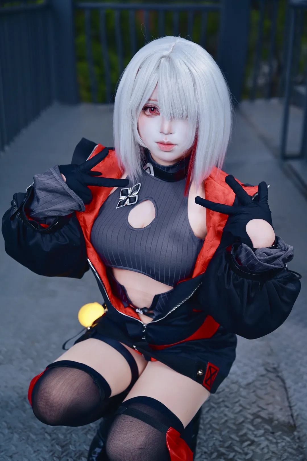 アズールレーン, テックウェアコーデ, コスプレ写真, デュイスブルクのコスプレ, 鉄血軽巡 - 7枚目