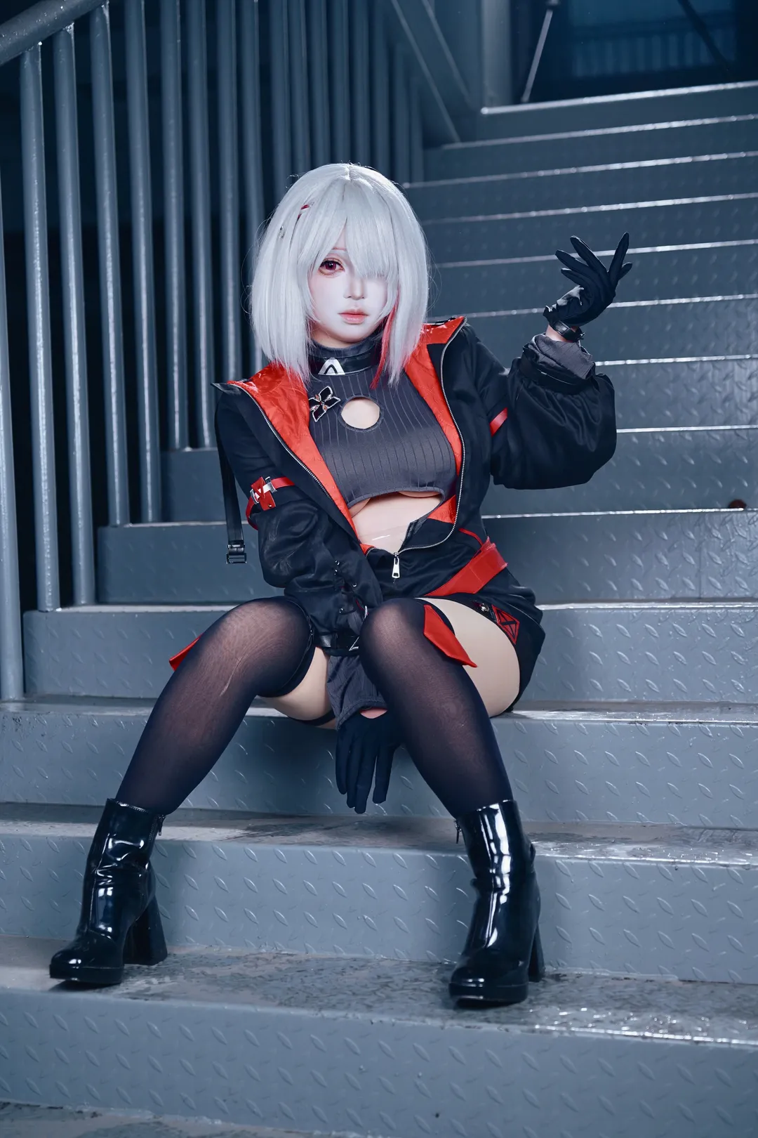 アズールレーン, テックウェアコーデ, コスプレ写真, デュイスブルクのコスプレ, 鉄血軽巡 - 8枚目
