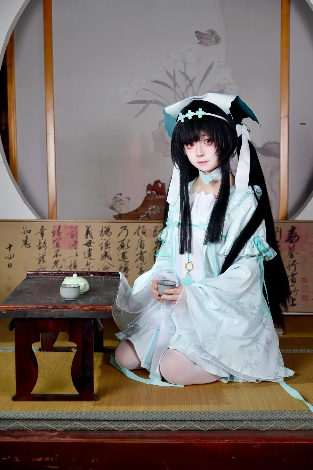 碧蓝航线, 国风cosplay, 角色扮演摄影, 长风cos, 茶室写真 - 第2张